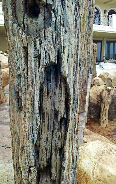 Fossilized Tree Replica