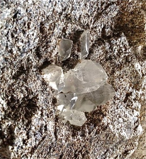 Crystal in Rock Wall