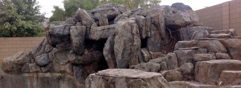 Rockscape with Slide