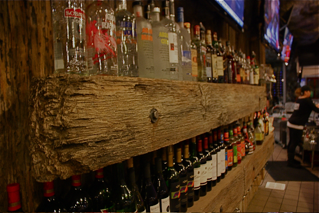 Fossil-themed bar interior with ancient artifacts, providing a unique and memorable ambiance for guests in Westminster California